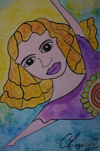 Mujer Flor.